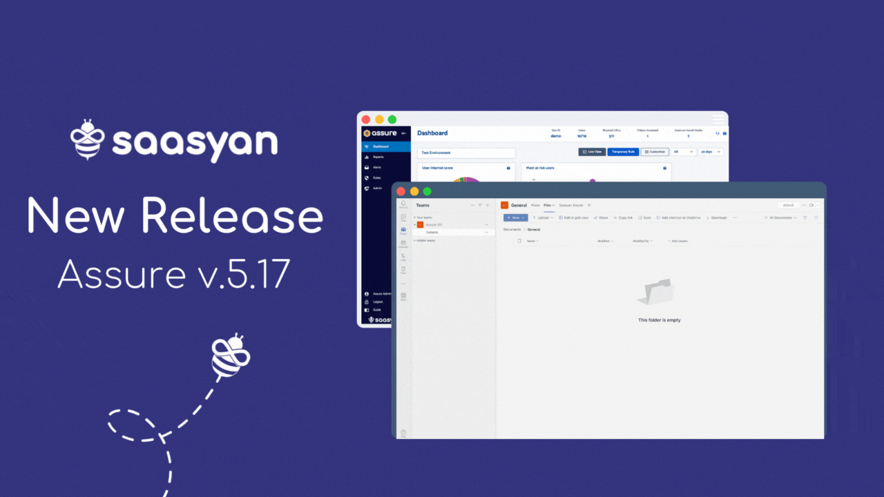 Ai powered online student safety for k 12 schools microsoft 365 saasyan